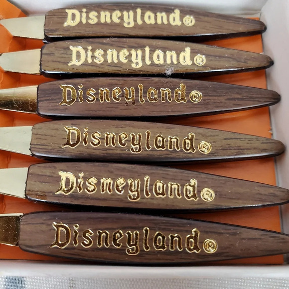 Vintage 60s Disneyland Mini Forks Bronze Plated Collectable - Picture 6 of 14